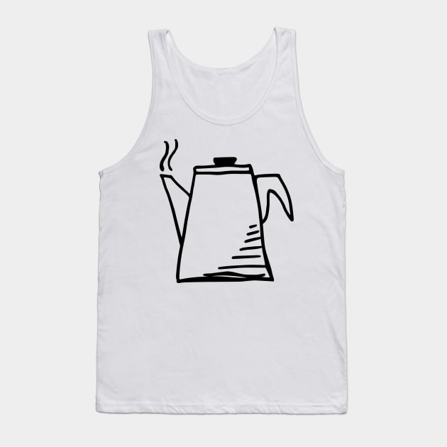 Retro Kettle Design Tank Top by SWON Design